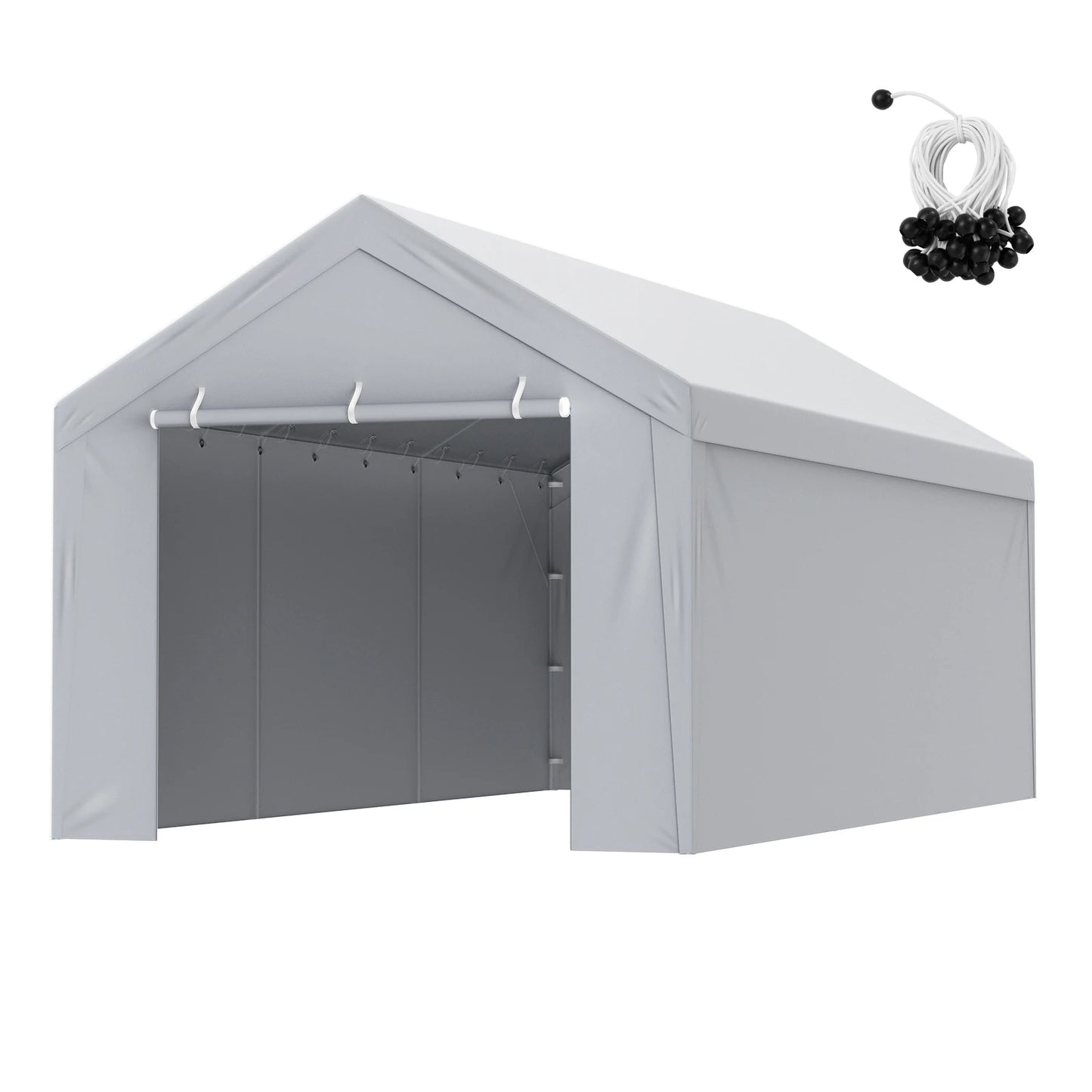 SucceBuy Carport Replacement Canopy Cover For Garage Shelter