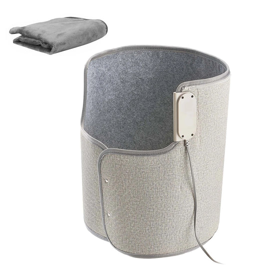 SucceBuy Under Desk Space Heater Rollable Foot Warmer With Remote 9 Level Timer Quiet Portable Home Office