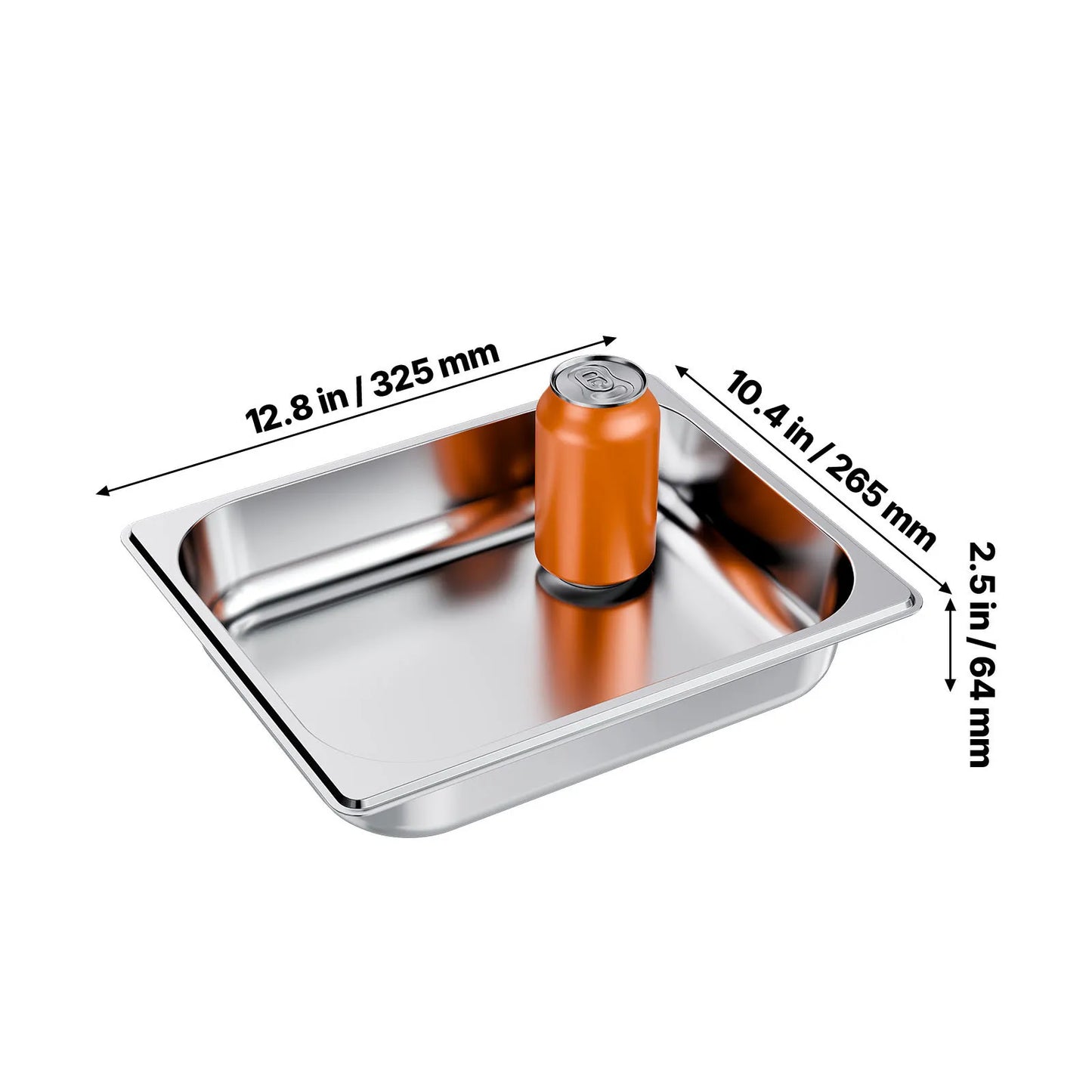 SucceBuy Stainless Steel Steam Pan For Hotel Buffet Catering