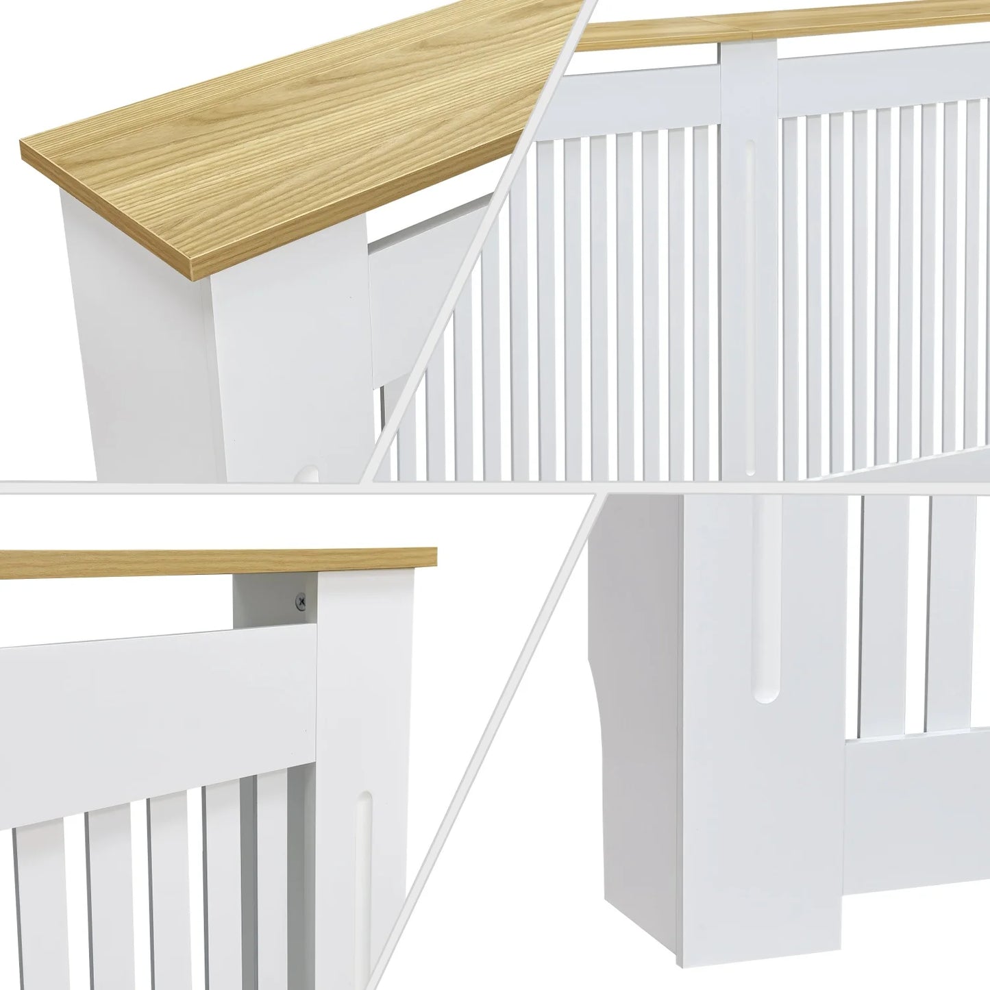 Radiator Cover Guard For Home Living Room MDF Wood Top