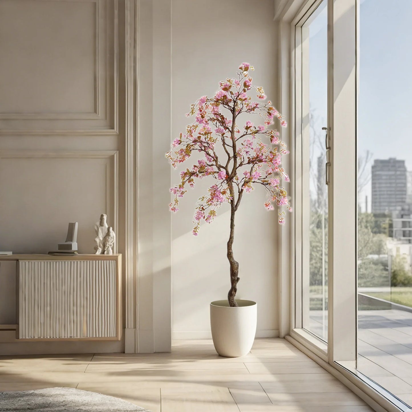 Artificial Begonia Tree In Pot By Twister Realistic Lifelike Leaves For Indoor Outdoor Decor Enthusiasts