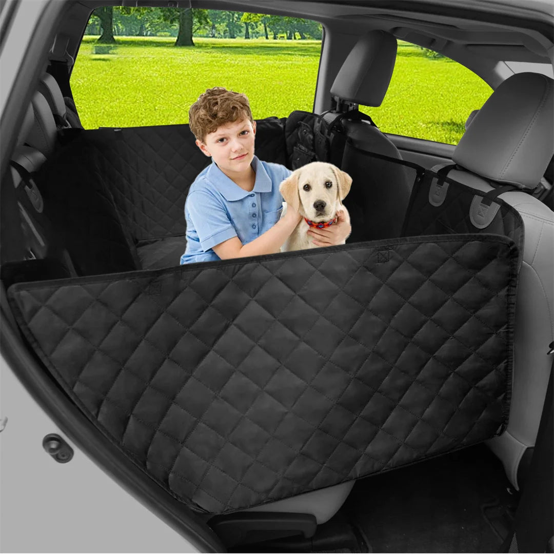 BINGOPAW Waterproof Dog Car Seat Cover Extender Hammock For Back Seat Scratch Proof For Dog Owners