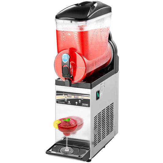 VEVOR Slushy Machine For Frozen Drinks Commercial Single Tank