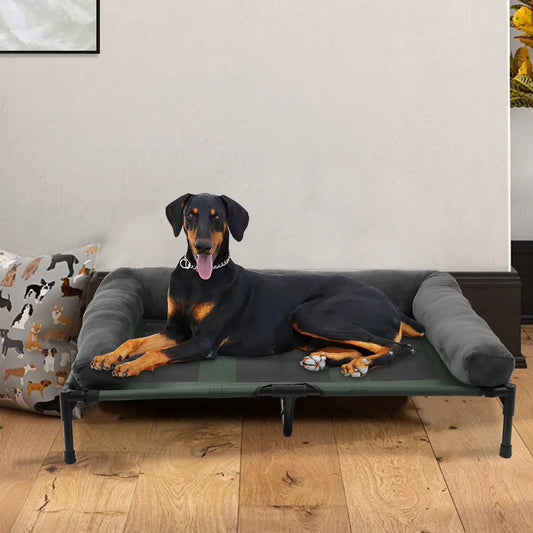 BINGOPAW Elevated Indoor Outdoor Pet Lounger Bed For Dogs Cats