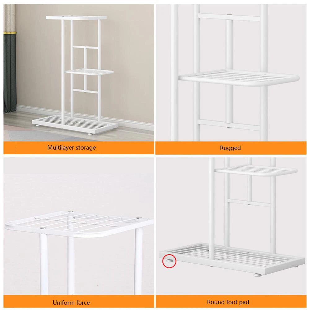 TWISTER.CK 4 Tier Plant Stand Indoor Flower Pot Holder Display